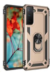 Mey İthalat®  Samsung Galaxy S21 Kılıf Sofya Yüzüklü Silikon Kapak - Gold