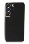 Mey İthalat®  Samsung Galaxy S21 Kılıf Volet Silikon - Siyah