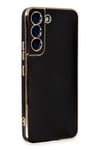 Mey İthalat®  Samsung Galaxy S21 Kılıf Volet Silikon - Siyah
