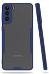 Mey İthalat®  Samsung Galaxy S21 Plus Kılıf Platin Silikon - Lacivert