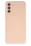 Mey İthalat®  Samsung Galaxy S21 Plus Kılıf Nano içi Kadife Silikon - Pudra