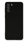 Mey İthalat®  Samsung Galaxy S21 Plus Kılıf Nano içi Kadife Silikon - Siyah