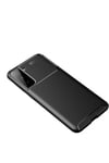 Mey İthalat®  Samsung Galaxy S21 Plus Kılıf Auto Focus Karbon Kapak - Siyah
