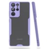 Mey İthalat®  Samsung Galaxy S21 Ultra Kılıf Platin Silikon - Lila
