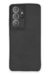 Mey İthalat®  Samsung Galaxy S21 Ultra Kılıf Loop Deri Silikon - Siyah