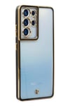 Mey İthalat®  Samsung Galaxy S21 Ultra Kılıf Liva Lens Silikon - Siyah