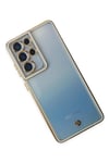 Mey İthalat®  Samsung Galaxy S21 Ultra Kılıf Liva Lens Silikon - Beyaz
