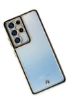 Mey İthalat®  Samsung Galaxy S21 Ultra Kılıf Liva Lens Silikon - Siyah