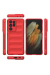 Mey İthalat®  Samsung Galaxy S21 Ultra Kılıf Optimum Silikon - Kırmızı