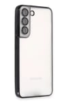 Mey İthalat®  Samsung Galaxy S22 Kılıf  Lensli Silikon - Siyah