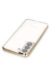 Mey İthalat®  Samsung Galaxy S22 Kılıf  Lensli Silikon - Gold