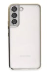 Mey İthalat®  Samsung Galaxy S22 Kılıf  Lensli Silikon - Gold