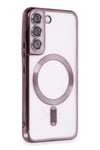 Mey İthalat®  Samsung Galaxy S22 Kılıf Kross Magneticsafe Kapak - Mor