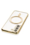 Mey İthalat®  Samsung Galaxy S22 Kılıf Kross Magneticsafe Kapak - Gold