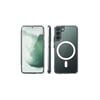 Mey İthalat®  Samsung Galaxy S22 Kılıf Magneticsafe Şeffaf Silikon - Şeffaf