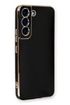 Mey İthalat®  Samsung Galaxy S22 Plus Kılıf Volet Silikon - Siyah