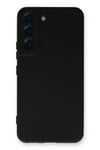 Mey İthalat®  Samsung Galaxy S22 Plus Kılıf Nano içi Kadife Silikon - Siyah