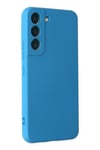 Mey İthalat®  Samsung Galaxy S22 Plus Kılıf Nano içi Kadife Silikon - Mavi