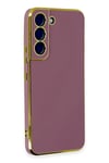 Mey İthalat®  Samsung Galaxy S22 Plus Kılıf Volet Silikon - Kırmızı