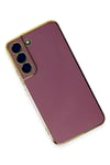 Mey İthalat®  Samsung Galaxy S22 Plus Kılıf Volet Silikon - Kırmızı