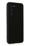 Mey İthalat®  Samsung Galaxy S22 Plus Kılıf Nano içi Kadife Silikon - Siyah