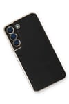 Mey İthalat®  Samsung Galaxy S22 Plus Kılıf Volet Silikon - Siyah