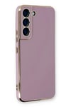 Mey İthalat®  Samsung Galaxy S22 Plus Kılıf Volet Silikon - Mor