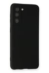 Mey İthalat®  Samsung Galaxy S22 Plus Kılıf First Silikon - Siyah