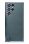 Mey İthalat®  Samsung Galaxy S22 Ultra Kılıf  Lensli Silikon - Açık Mavi