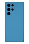 Mey İthalat®  Samsung Galaxy S22 Ultra Kılıf Nano içi Kadife Silikon - Mavi