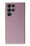 Mey İthalat®  Samsung Galaxy S22 Ultra Kılıf Volet Silikon - Mor