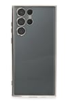 Mey İthalat®  Samsung Galaxy S22 Ultra Kılıf  Lensli Silikon - Gümüş