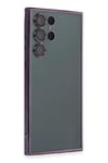 Mey İthalat®  Samsung Galaxy S22 Ultra Kılıf  Lensli Silikon - Mor