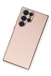 Mey İthalat®  Samsung Galaxy S22 Ultra Kılıf Volet Silikon - Pembe