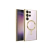 Mey İthalat®  Samsung Galaxy S22 Ultra Kılıf Kross Magneticsafe Kapak - Gold