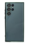 Mey İthalat®  Samsung Galaxy S22 Ultra Kılıf  Lensli Silikon - Yeşil