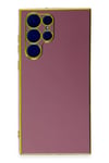 Mey İthalat®  Samsung Galaxy S22 Ultra Kılıf Volet Silikon - Kırmızı