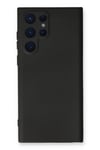 Mey İthalat®  Samsung Galaxy S22 Ultra Kılıf Nano içi Kadife Silikon - Siyah