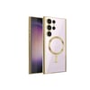Mey İthalat®  Samsung Galaxy S22 Ultra Kılıf Kross Magneticsafe Kapak - Gold