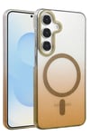 Mey İthalat®  Samsung Galaxy S23 FE Glossy Magsafe Kapak - Çöl Titanyum