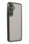 Mey İthalat®  Samsung Galaxy S23 FE Kılıf  Lensli Silikon - Yeşil