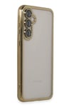 Mey İthalat®  Samsung Galaxy S23 FE Kılıf  Lensli Silikon - Gold