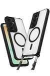 Mey İthalat®  Samsung Galaxy S23 FE Kılıf Enka Magsafe Silikon Kılıf - Siyah