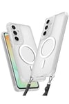 Mey İthalat®  Samsung Galaxy S23 FE Kılıf Enka Magsafe Silikon Kılıf - Şeffaf