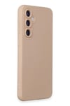 Mey İthalat®  Samsung Galaxy S23 FE Kılıf Nano içi Kadife Silikon - Pudra