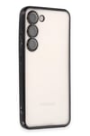 Mey İthalat®  Samsung Galaxy S23 Kılıf  Lensli Silikon - Siyah