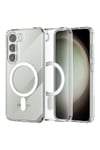 Mey İthalat®  Samsung Galaxy S23 Kılıf Magneticsafe Şeffaf Silikon - Şeffaf