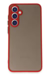 Mey İthalat®  Samsung Galaxy S23 Kılıf Montreal Silikon Kapak - Kırmızı