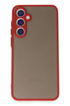 Mey İthalat®  Samsung Galaxy S23 Kılıf Montreal Silikon Kapak - Kırmızı