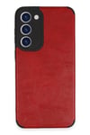 Mey İthalat®  Samsung Galaxy S23 Plus Kılıf Loop Deri Silikon - Kırmızı